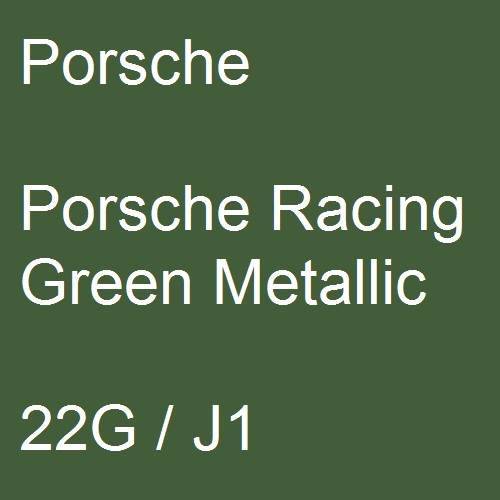 Porsche, Porsche Racing Green Metallic, 22G / J1.